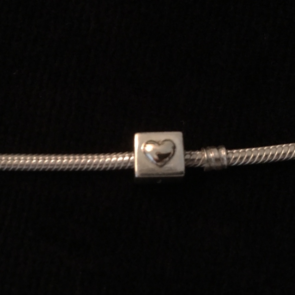 Pandora Retired Silver/Gold “I Love You ❤️” charm